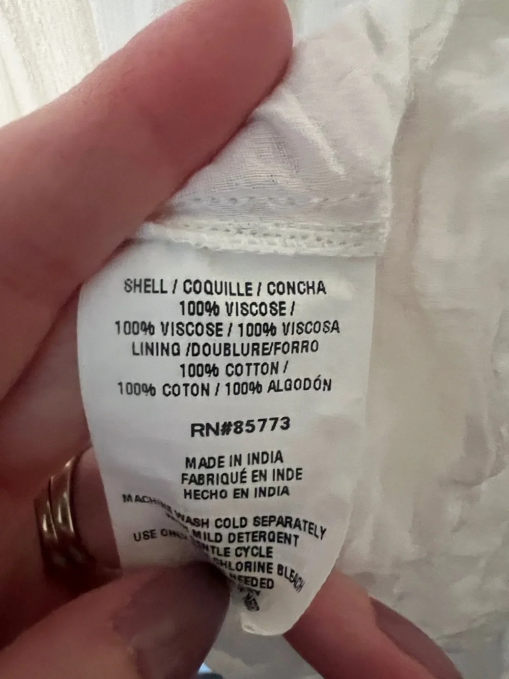 O’Neill White Sleeveless Sundress - Small - Picture 5 of 5